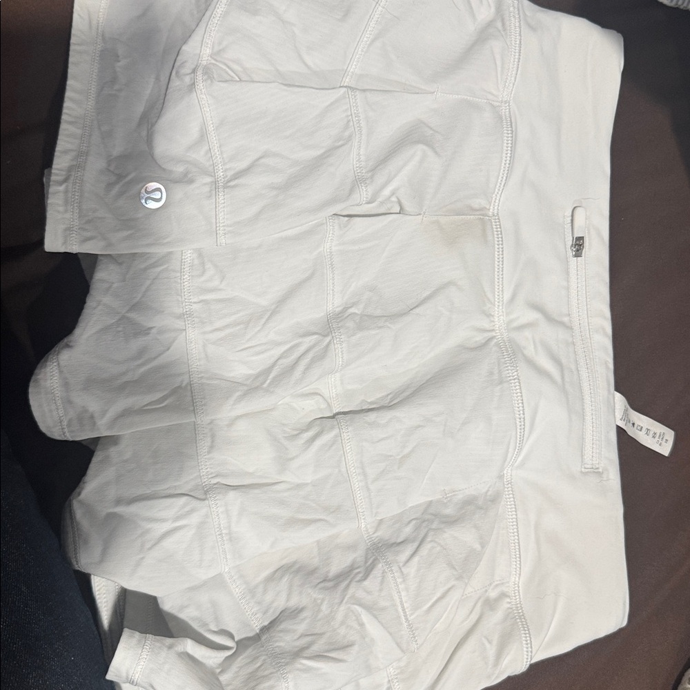 LULULEMON WHITE PACE RIVAL SKIRT - Picture 3 of 5